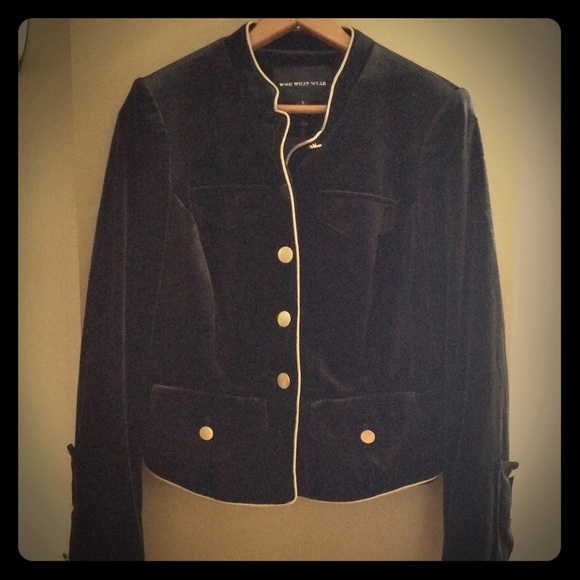 Who What Wear Jackets & Blazers - Black Velvet Blazer